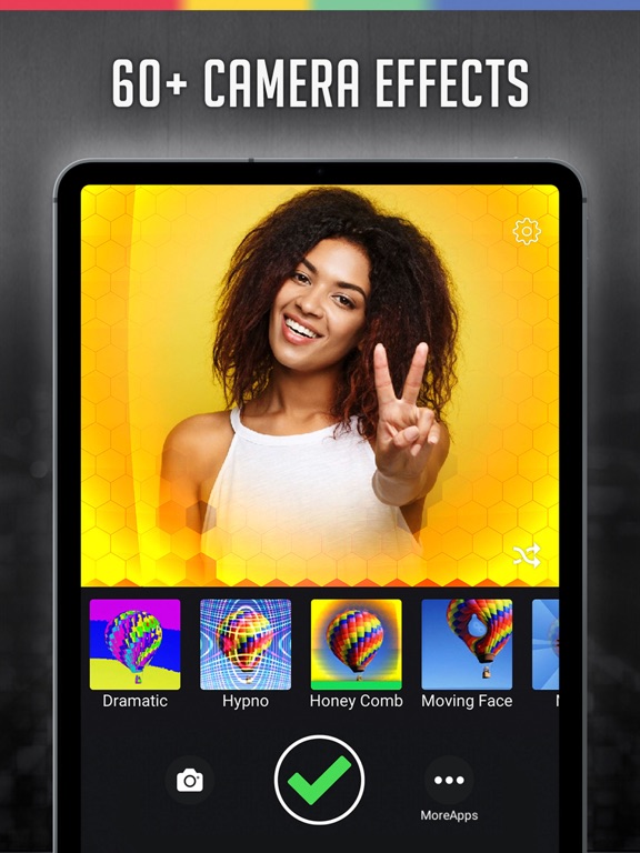 Camera Effects and Filters iPad screenshot 4 - Photo & Video app