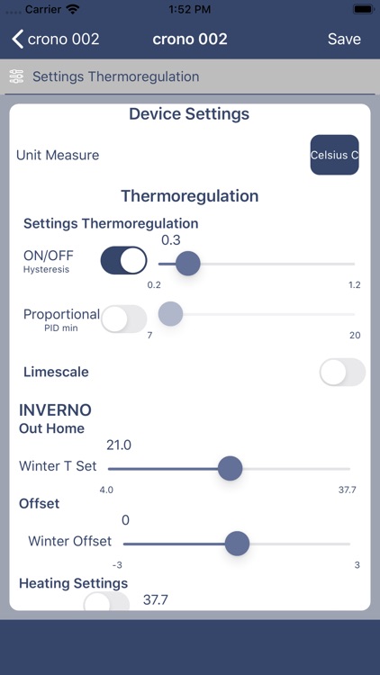 Perry Termostato 230V screenshot-7
