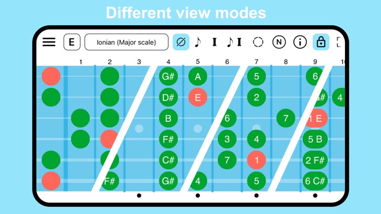 Guitar Fretboard: Scales