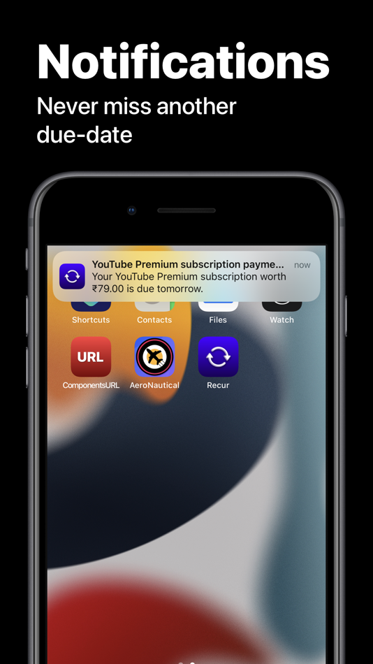 #2. Subscription Manager - Recur (iOS) 由: Swapnanil Dhol