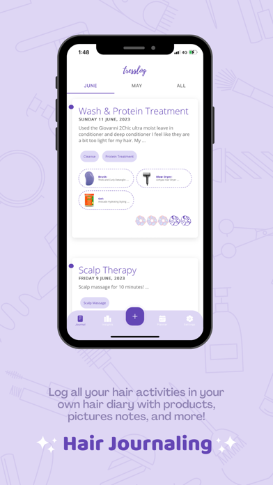 HairJournal|"Planner - Tresslog screenshot n.1