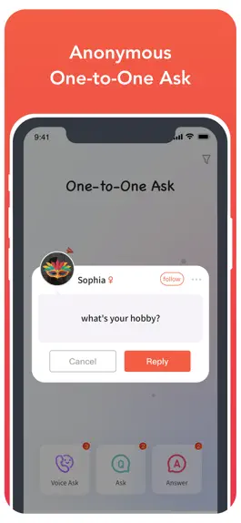 Game screenshot AskA: Anonymous Chat，Q&A apk