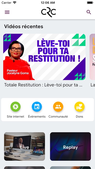 CRC International Screenshot