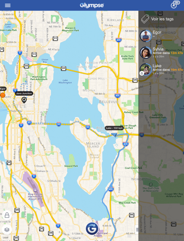 Screenshot #5 pour Glympse -Share your location