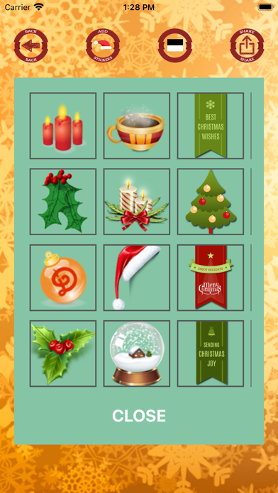 Christmas - photo stickers Screenshot