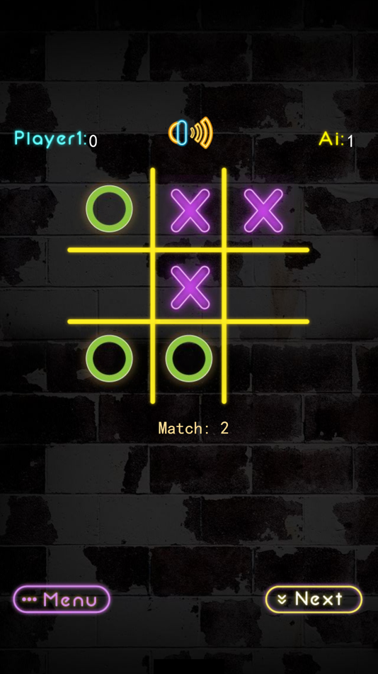 #4. Tic Tac Toe Neon Game (iOS) Podle: 志荣 胡