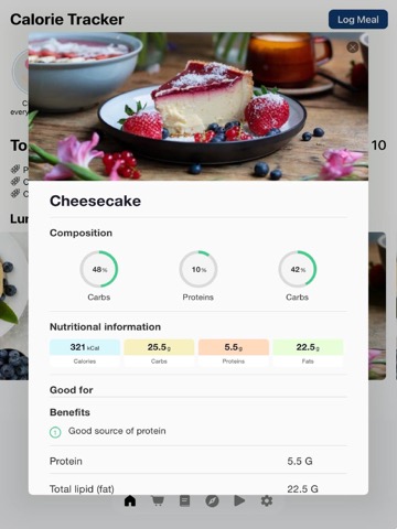 Calorie Calculator: Food Logのおすすめ画像3