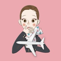 Flight Attendant Crew Stickers logo