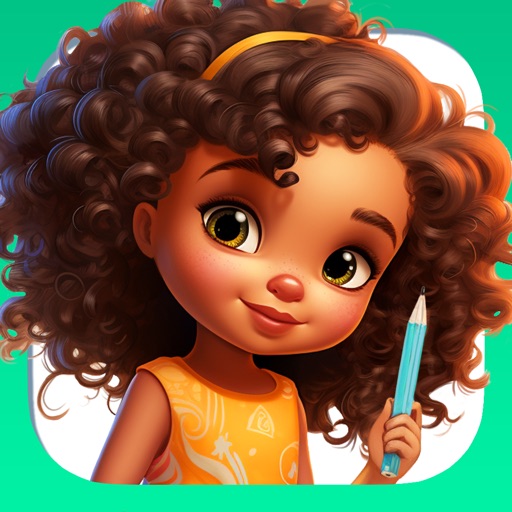 Kids activity book icon