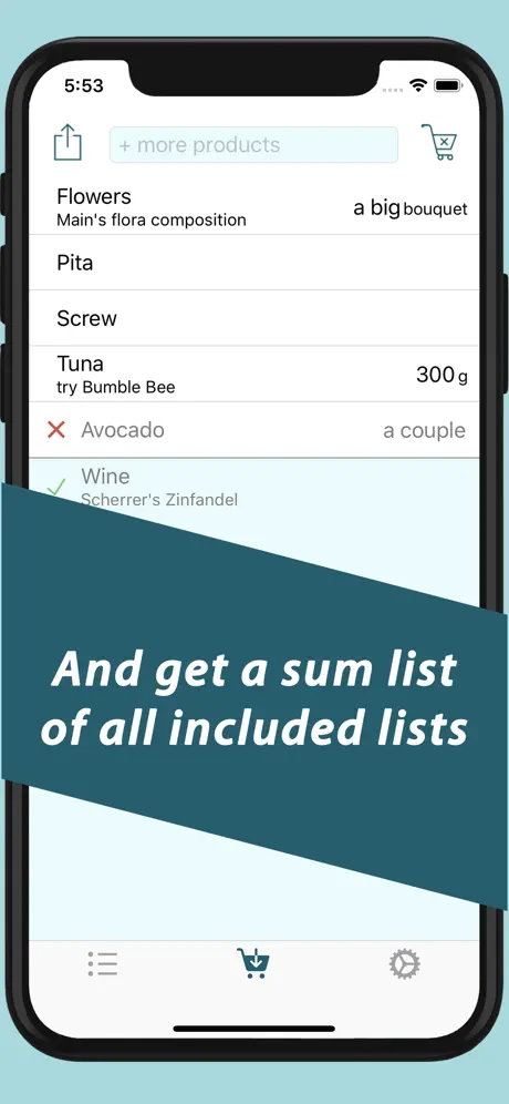 Buy easy - grocery list maker