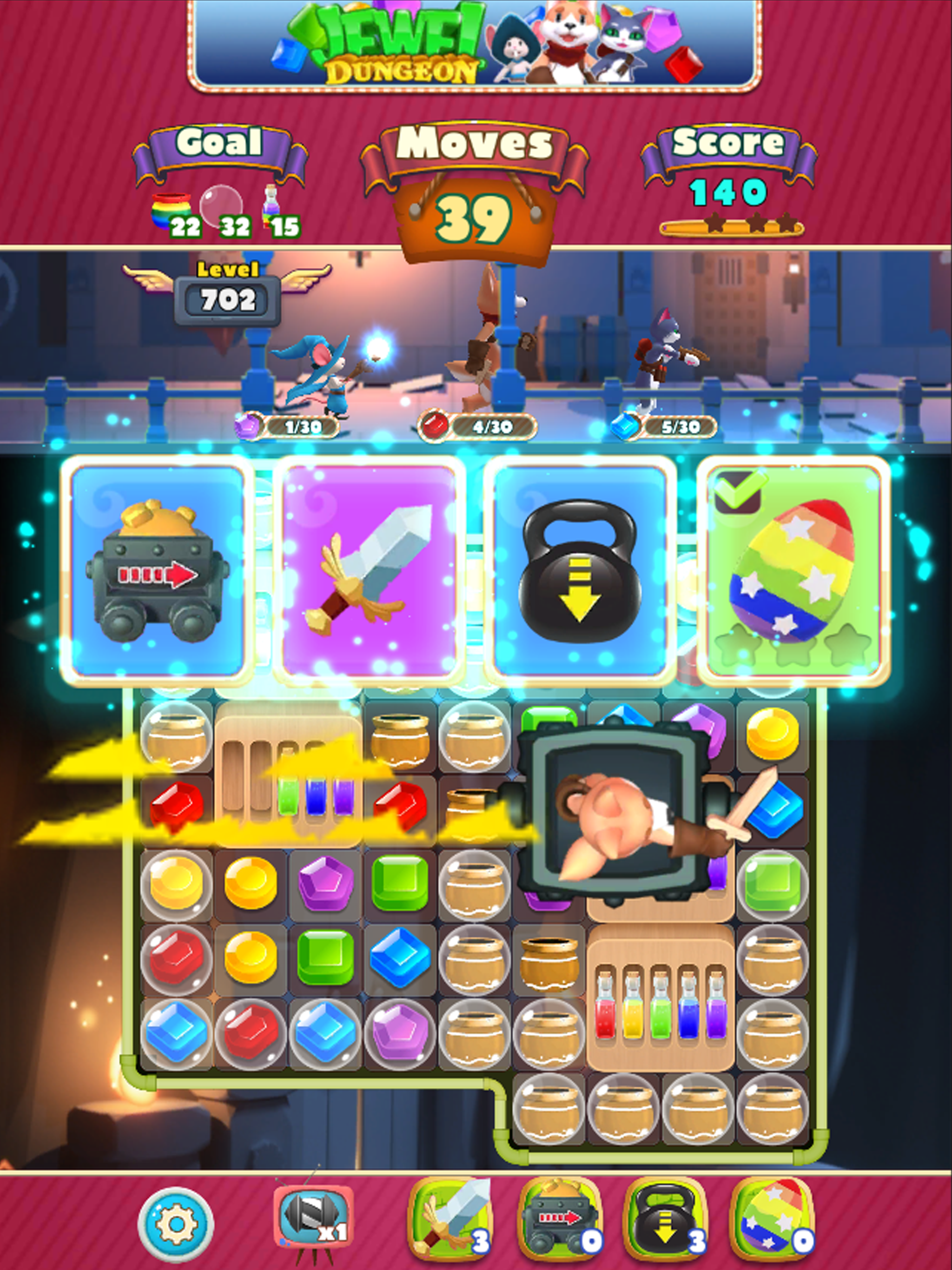 Jewel Dungeon Match 3 screenshot 13