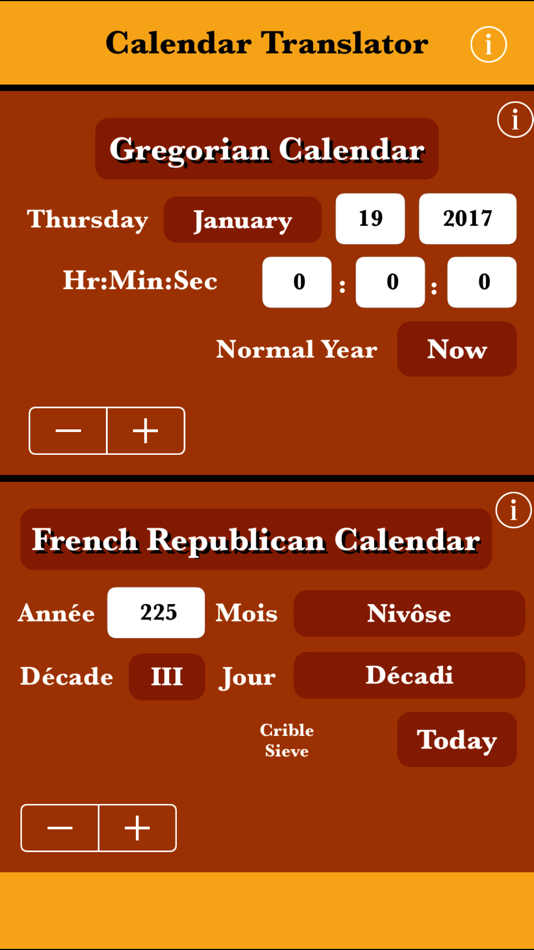 Calendar Translator (iOS) 게시자: Geoffrey Domm Calendar Translator (iOS) 게시자: Geoffrey Domm
