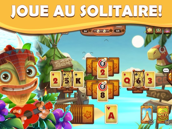 Screenshot #4 pour Tiki Solitaire TriPeaks