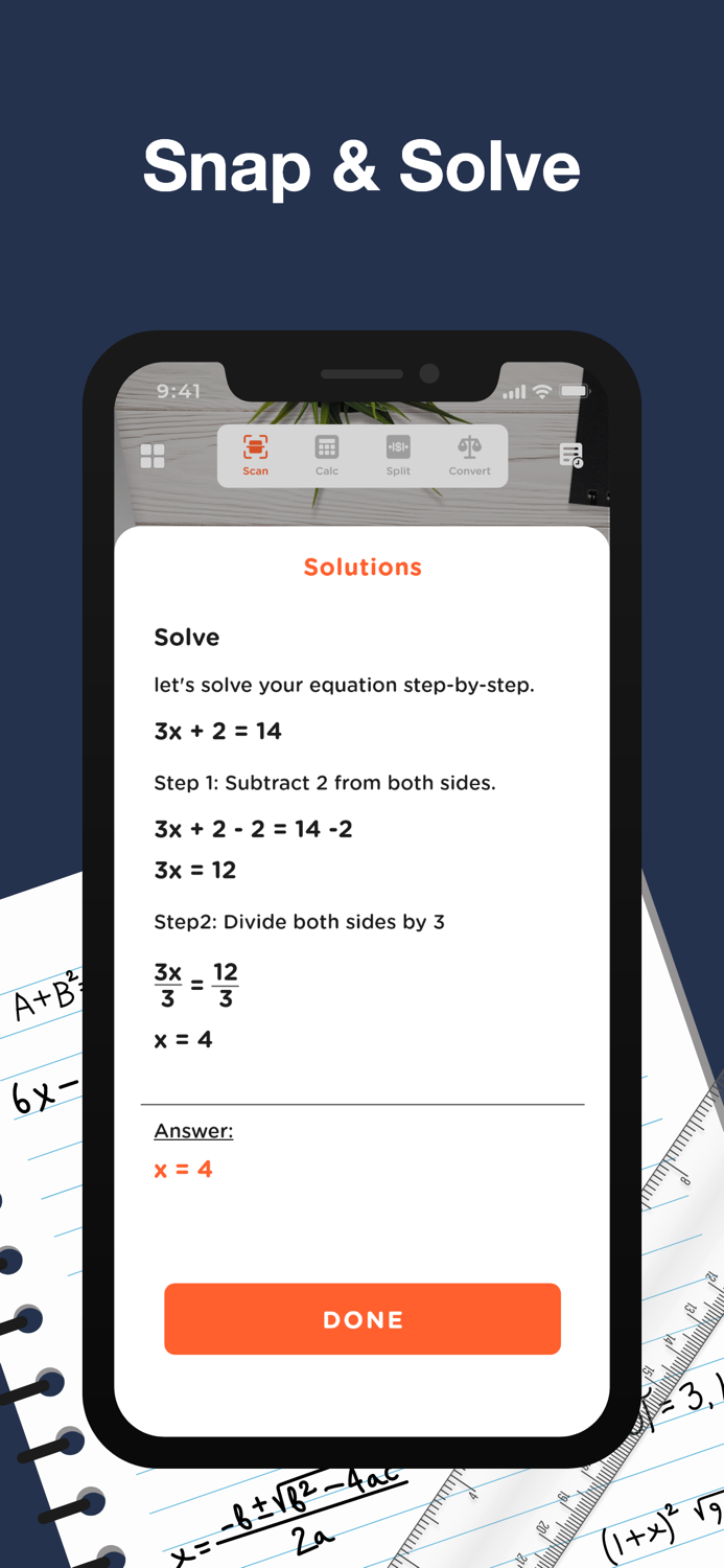 The Math Solver App and Helper