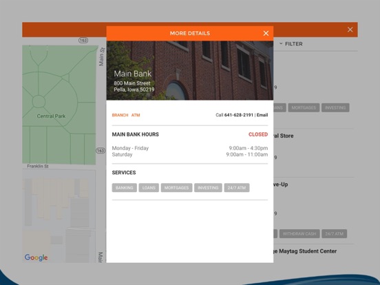 Marion County Bank iPad screenshot 5 - Finance app