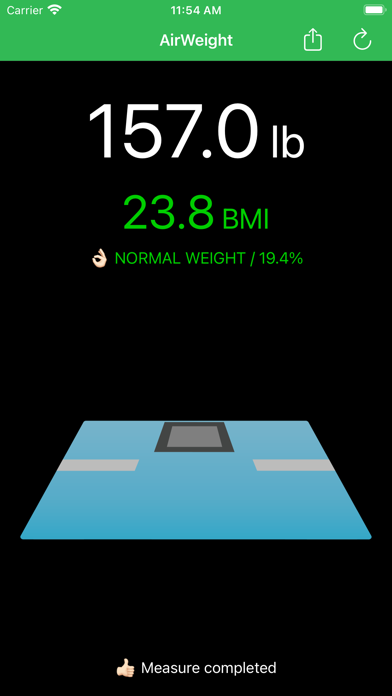 AirWeight for Bluetooth Scalesのおすすめ画像3