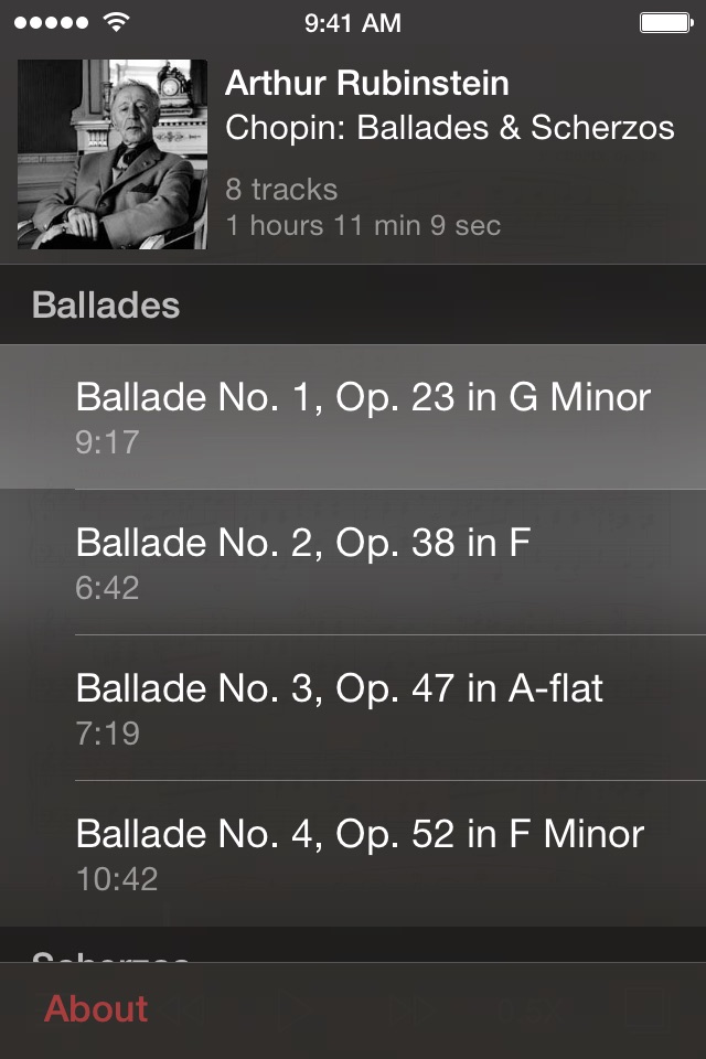 Chopin Ballades & Scherzos screenshot 3