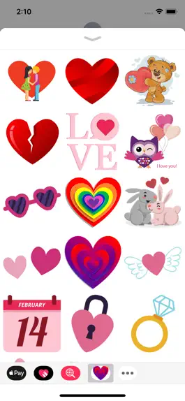 Game screenshot Valentine Fun Stickers mod apk