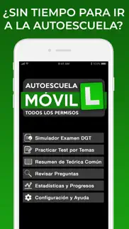 autoescuela móvil. test dgt iphone screenshot 1