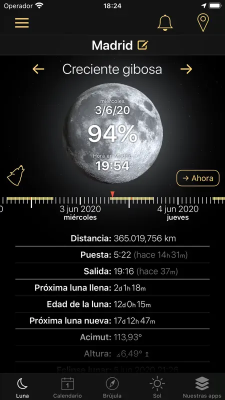 Las fases lunares de la Luna screenshot 1 of 7