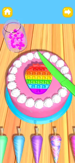 Game screenshot Cake Art: Pop It Baking Games hack