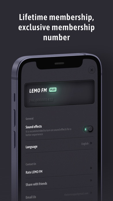 LEMO FM - relax & sleep sound Screenshot