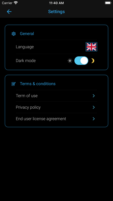 EFL Vocabularies Screenshot