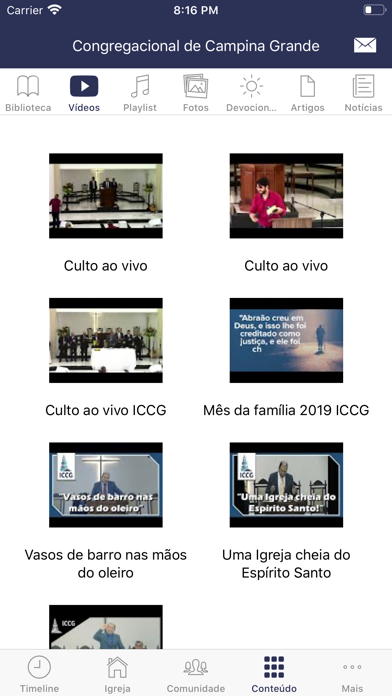 Congregacional Campina Grande Screenshot