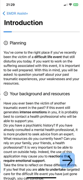 Game screenshot EMDR Assist+ apk
