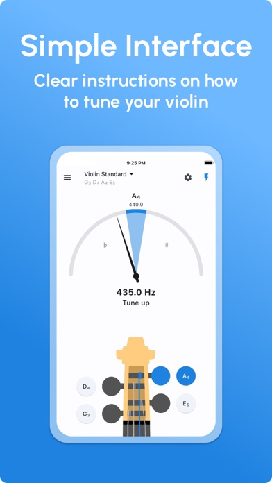 Violin Tuner - LikeTones Screenshot