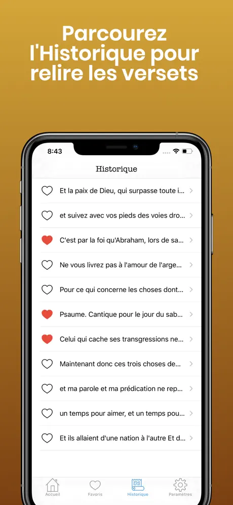 Verset du jour de la Bible
