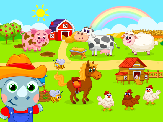 Farm - peuter & spelletjes iPad app afbeelding 5