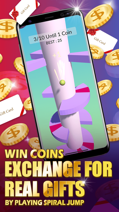Spiral Jump: Win Gifts & Games Screenshot