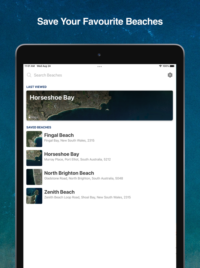 Beach Tides and Marine Weather