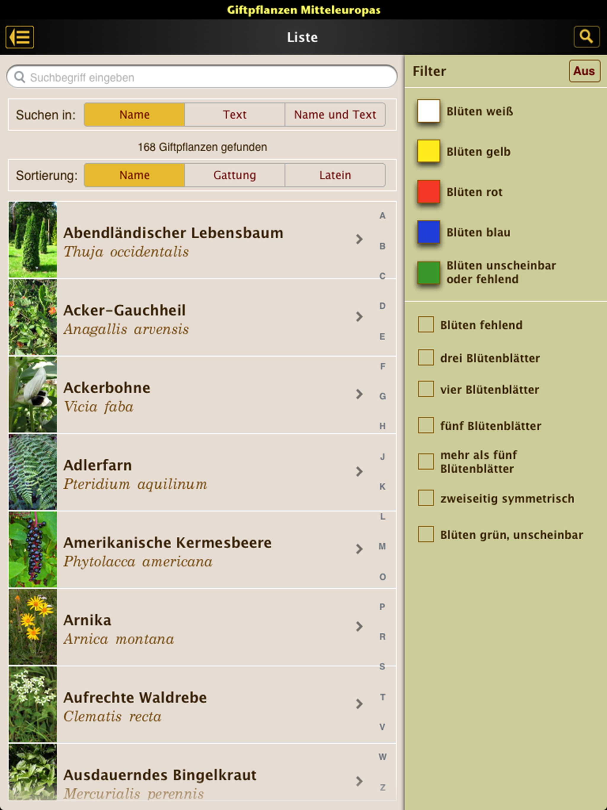 Giftpflanzen Mitteleuropas screenshot 10