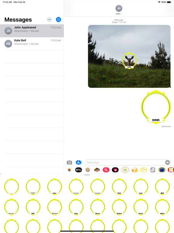Screenshot #1 for frames stickers