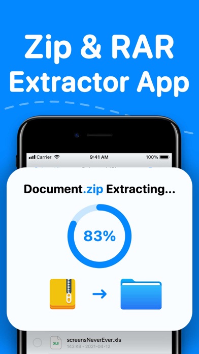 RAR, Zip, 7Z File Extractor Screenshot