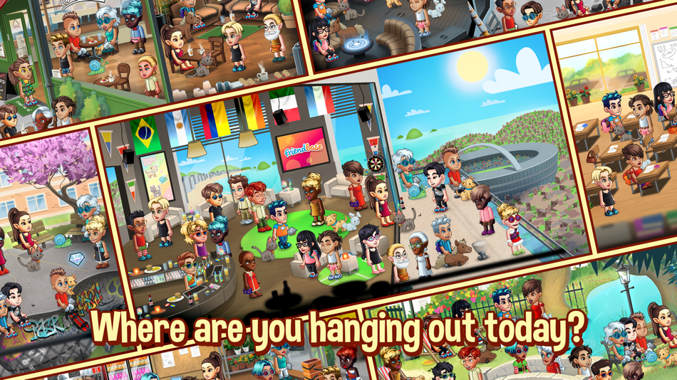 #7. Friendbase - Virtual World (iOS) 由: Friendbase AB