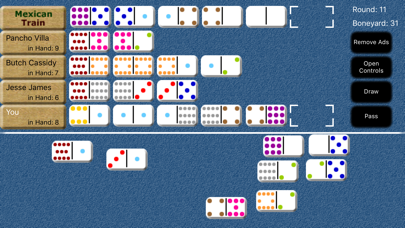 Screenshot #1 pour Mexican Train Dominoes