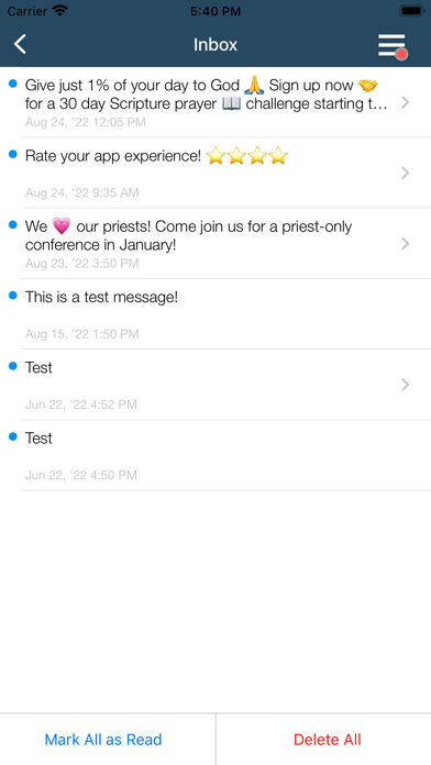 The Evangelical Catholic Screenshot
