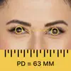 Eye MeasureーPupillary Distance delete, cancel
