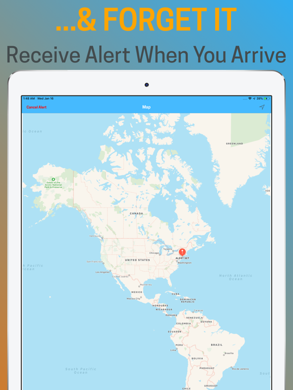 Travelert iPad screenshot