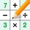 Icon Math Crossword - Number Puzzle
