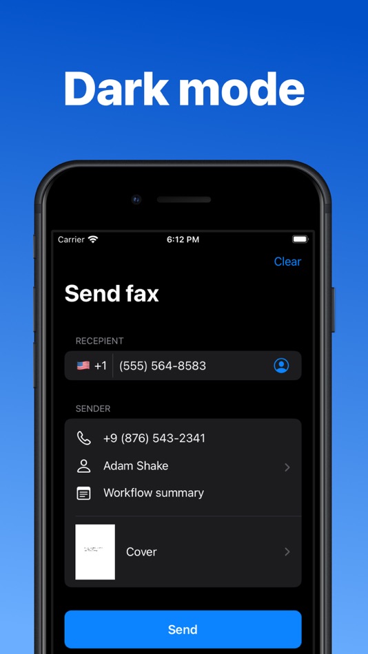 #6. Fax: scan and send from phone (iOS) 由: Valentyn Khutornenko