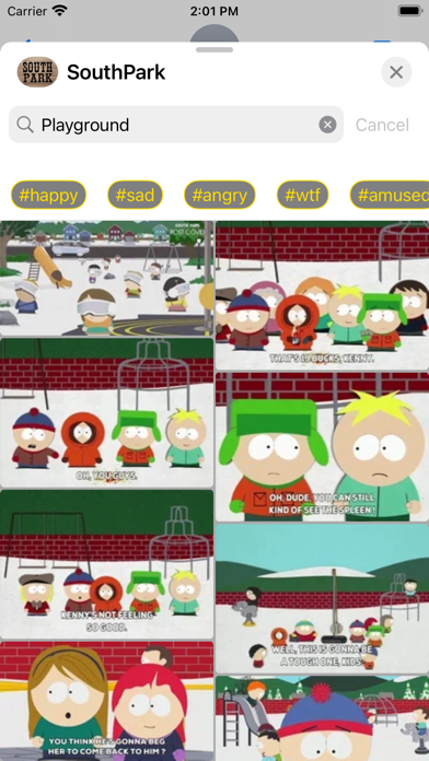 South Park Stickers & GIFs Screenshot