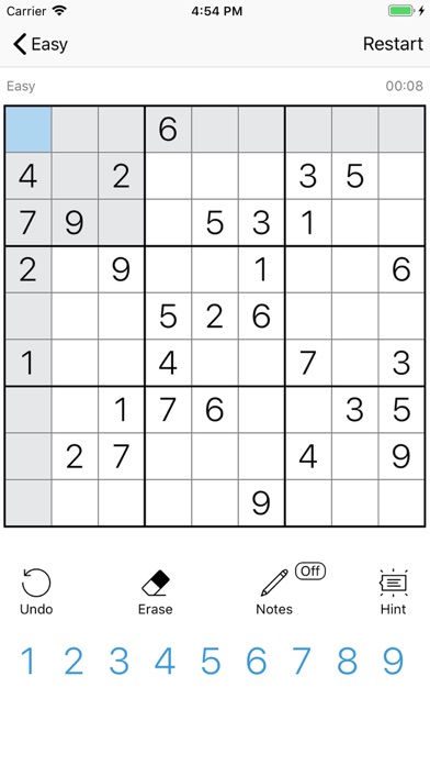Zen Sudoku - classic soduku Screenshot