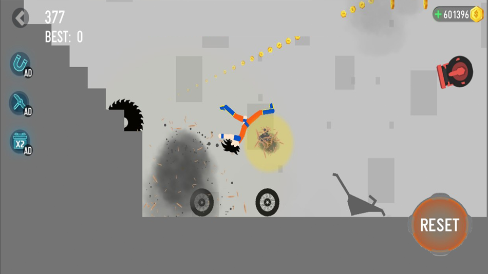 #6. Ragdoll Dismount: Bone Breaker (iOS) By: Gioi Pham