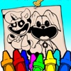 Smiling comic critters Draw - iPadアプリ