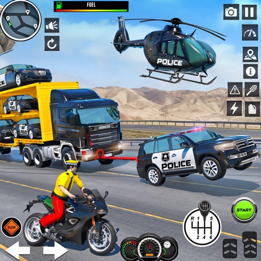 Extreme Police City Car Driver iOS App