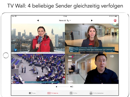 Live TV IPTV Stream iPad screenshot 9 - Entertainment app